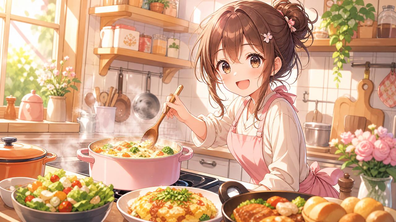 抖音揭秘动漫-美食生活动漫